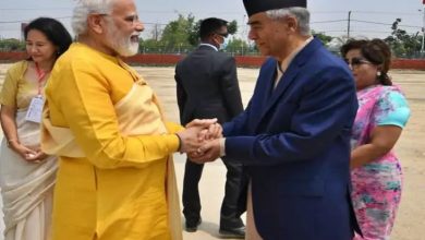 Photo of बुद्ध पूर्णिमा पर नेपाल पहुंचे पीएम मोदी, महामाया देवी मंदिर में की पूजा-अर्चना