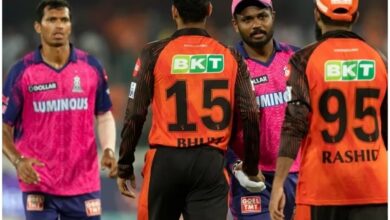 Photo of IPL 2023: ‘पैसा वसूल मैच’ में हैदराबाद ने राजस्थान को चार विकेट से हराया, अब्दुल समद ने अंतिम गेंद पर लगाया छक्का