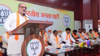 The meeting of Bharatiya Janata Party Scheduled Caste Morcha was held at the state headquarters of the party on Saturday