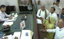 Photo of Uttar Pradesh-पूर्व विधानसभा के कांग्रेस और भाजपा प्रत्याशियों ने किया नामांकन
