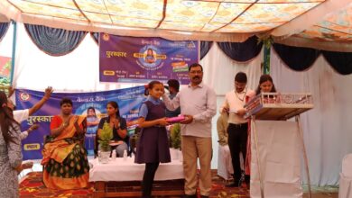 Raipur- Scholarship distribution under Dr. Ambedkar Vidya Jyoti Scholarship Scheme by Canara Bank
