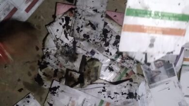 Mirzapur: Photo-video of burnt Aadhar card goes viral on social media, villagers angry