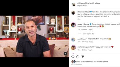 Photo of Shikhar Dhawan Retirement: भारतीय सलामी बल्लेबाज शिखर धवन ने अंतरराष्ट्रीय और घरेलू क्रिकेट से संन्यास लेने की घोषणा की