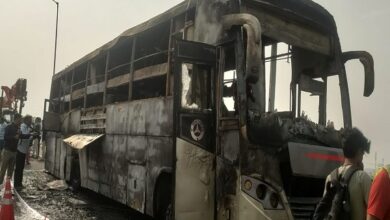 Lucknow Bus Fire: Five people including two innocent children died tragically, bodies identified