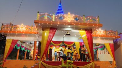 Sultanpur: Jaladhiwas and Annadhiwas program completed before the installation of idols at Chitragupta Dham temple..