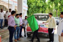 Chandauli News: Chief Development Officer R Jagat Sai flagged off the Ayush Mobile Medical Unit