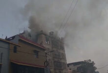 Kolkata: Panic due to fire in a multi-storey building