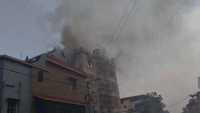 Kolkata: Panic due to fire in a multi-storey building