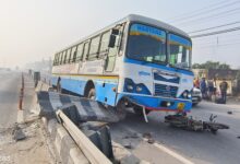 Panipat: High speed roadways bus hits bike, one dead, one seriously injured