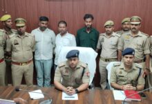 Chandauli News: Three interstate thieves caught by Mughalsarai police with stolen underground 11 KV power cable wire