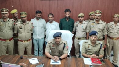 Chandauli News: Three interstate thieves caught by Mughalsarai police with stolen underground 11 KV power cable wire