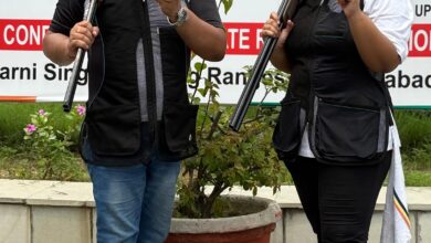 Amethi news: Amethi District Magistrate Sanjay Chauhan and daughter Rishika Chauhan again raised the flag in shooting