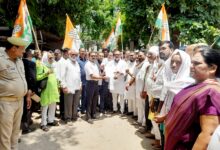 Pratapgarh news: Congress's strong protest in Pratapgarh regarding farmers' problems