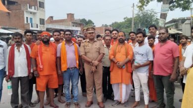 Kaushambhi news: Grand Kanwar Yatra started from Kada Mata Sheetla Dham