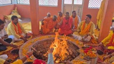 Kushinagar news: Lord Surya was anointed with water from 151 rivers, the third manifestation festival was completed