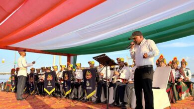 Prayagraj news: Grand celebration of Independence Day with military band concert at Boat Club, Prayagraj located on Sangam coast
