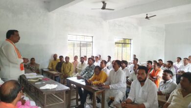 Kaushambhi news: In view of the three-tier Panchayat elections, BJP will strengthen village-village organization.