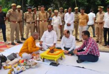 Pratapgarh news: A new cyber police station will be built in the district, the police captain and DM laid the foundation stone