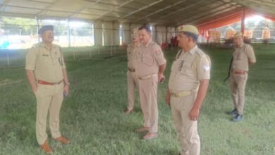 Pratapgarh news: Additional Superintendent of Police Brijnandan Rai issued security instructions while inspecting preparations for the Ram Katha program.