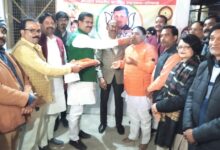 Sonbhadra news: Kayastha Mahasabha organized a thanksgiving and felicitation program in the Chitragupta temple premises.