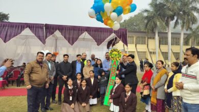 Anapara Sonbhadra News: ABPS Renusagar's annual sports function concluded with great enthusiasm