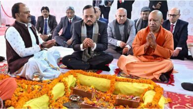 मुख्यमंत्री योगी आदित्यनाथ, एकीकृत न्यायालय परिसर यूपी, चंदौली कोर्ट कॉम्प्लेक्स, यूपी न्यायिक व्यवस्था, Chief Justice Suryakant, Judicial Infrastructure UP, Integrated Court Complex