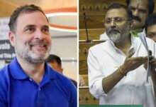 Rahul Gandhi MP Cancellation, BJP Rahul Gandhi News, निशिकांत दुबे मूल प्रस्ताव, Rahul Gandhi Substantive Motion, राहुल गांधी सांसदी रद्द, BJP Congress Political Clash, Parliament Budget Session News, Rahul Gandhi Farmers Statement