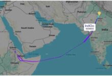 IndiGo flight U-turn, Delhi Manchester flight news, Middle East airspace closure, Iran Israel conflict flights, IndiGo 6E033 news, aviation news India, West Asia crisis flights