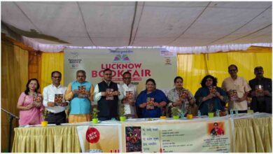 Lucknow Book Fair 2026, Afsana Likh Raha Hoon book launch, Indian cinema social impact, Anupama Jaiswal statement, Hindi cinema history book, Film literature India