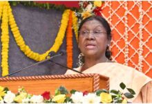 Droupadi Murmu speech health India, Vrindavan oncology block inauguration, Ramakrishna Mission hospital news, Ayushman Bharat cancer treatment, India healthcare development, Oncology center Uttar Pradesh, President Murmu UP visit, Digital health mission India