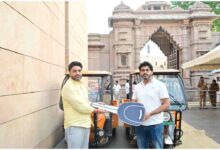 Kashi Vishwanath Dham News, Electric Loader Donation Temple, Varanasi Temple Facilities, Sanam Nijhawan Donation, Smart Temple Management India, Electric Vehicle Temple Use, Kashi Vishwanath Latest News