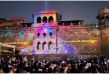 काशी विश्वनाथ लेज़र शो, वाराणसी गंगा घाट शो, Kashi Vishwanath laser show, Varanasi Ganga Aarti laser show, काशी पर्यटन आकर्षण, laser show Varanasi