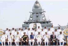 INS Aridhaman submarine, INS Taragiri warship, Indian Navy latest news, Rajnath Singh Navy commissioning, Project 17A frigate India, Nuclear triad India