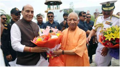 CM Yogi Adityanath, Navy Shaurya Vatika Lucknow, Rajnath Singh Lucknow Visit, Lucknow Navy Museum, INS Gomti, Yogi Adityanath Statement, Uttar Pradesh News, Defence News, Navy Museum Lucknow