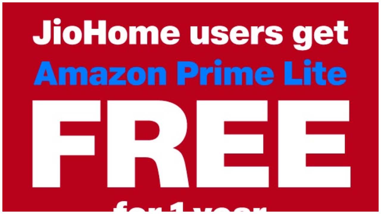 JioHome के 30 और 100 Mbps प्लान पर एक साल Amazon Prime Lite फ्री, जानें कैसे मिलेगा फायदा