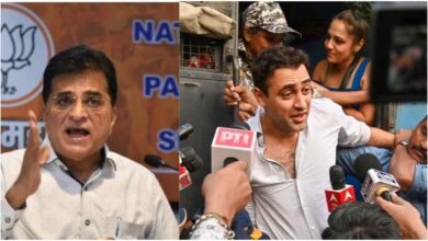 किरीट सोमैया, इमरान खान अभिनेता, मुंबई पुलिस, CJP प्रदर्शन, अगस्त क्रांति मैदान, इमरान खान निर्वासन मांग, तुषार गांधी, SIR विवाद, OCI नियम।